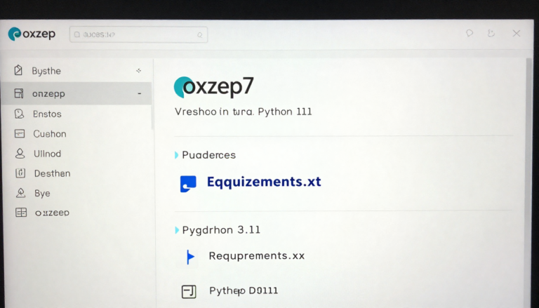 upgrade oxzep7 python
