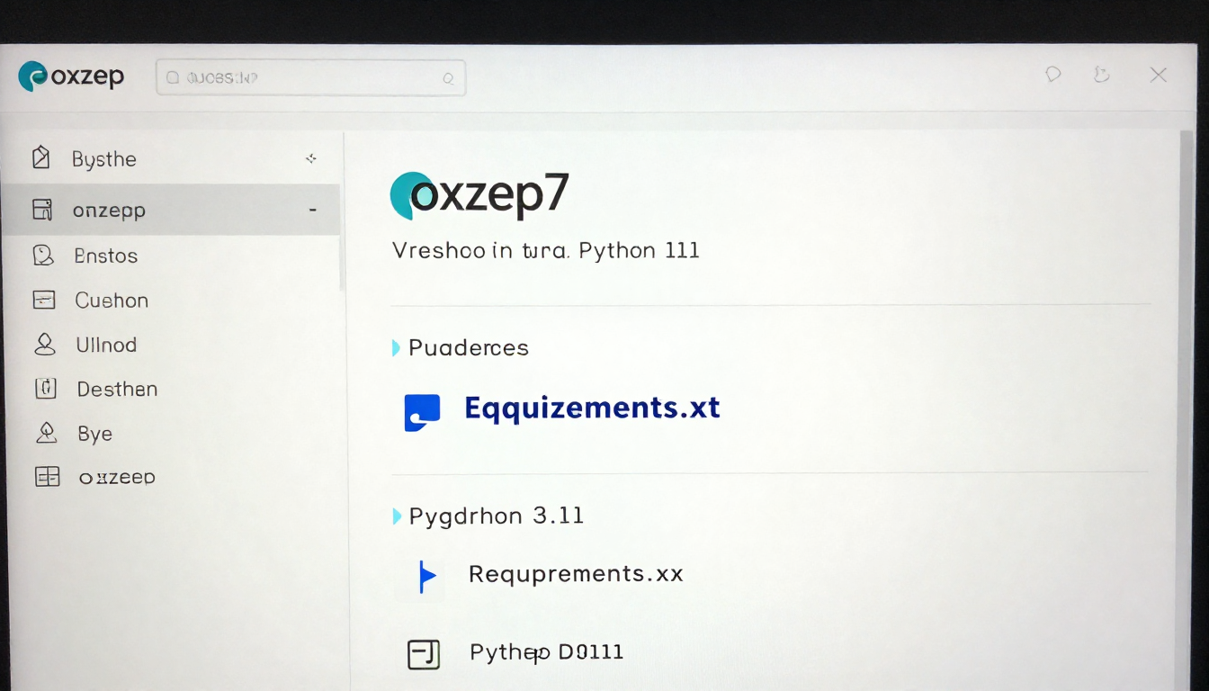 upgrade oxzep7 python